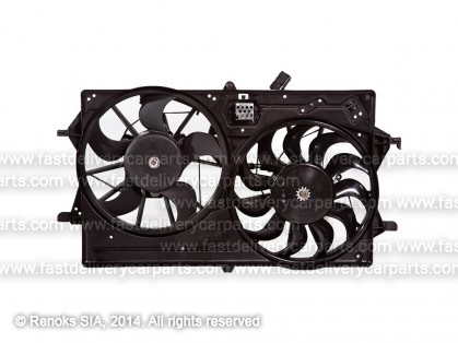 FD Focus 98->04 вентилятор 2.0DOHC +КОНД USA комплект 01->