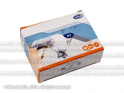 Bulb H7 55W 12V MARELLI +130% light set 2pcs