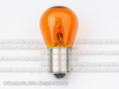 Bulb PY21W 12V yellow BAU15S SRLine 10pcs