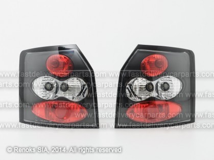 AD A4 01->04 tail lamp AVANT black set E