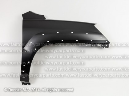 KIA Sportage 04->10 fender front R without flasher hole with moulding holes EX model