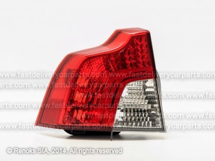 VV S40 07->12 tail lamp L without bulb holders LED MARELLI LLG732