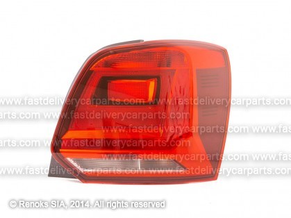 VW Polo 09->17 tail lamp HB R 14->17 with bulb holders GTI MARELLI LLL201