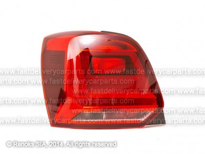 VW Polo 09->17 tail lamp HB L 14->17 with bulb holders GTI MARELLI LLL202