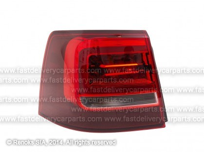 VW Sharan 10-> tail lamp outer L with bulb holders LED 15-> MARELLI LLL732