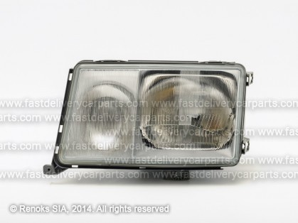 MB E W124 85->95 head lamp L H3/H4 yellow corner lamp 85->89 MARELLI