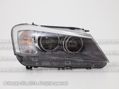 BMW X3 F25 10->14 lukturis R D1S BIXENON ar motoriņu bez spuldzēm bez balasta AFS MARELLI