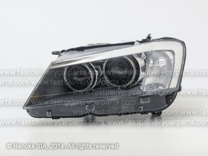 BMW X3 F25 10->14 lukturis L D1S BIXENON ar motoriņu bez spuldzēm bez balasta AFS MARELLI