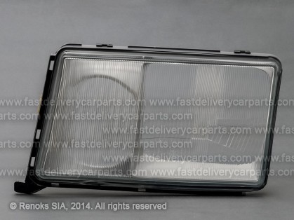 MB E W124 85->95 head lamp glass L 89->93 MARELLI