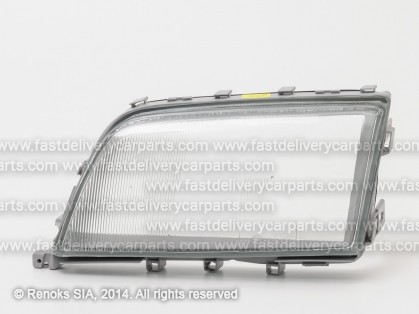 MB C W202 93->00 head lamp glass L 93->96 H1/H1/H3 MARELLI