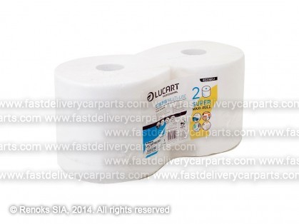 Workshop cleaning paper 2 rolls 230mm/175m Strong Multi-Use LUCART