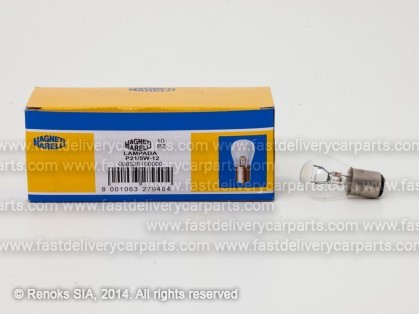 Bulb P21/5W 12V double pin MARELLI