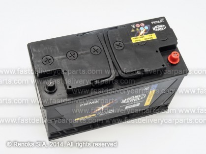 Battery 12V 110Ah 850A 349x175x235 PRIMA MAGNETTI MARELLI