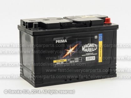 Аккумулятор 12V 120Ah 950A 349x175x235 PRIMA MAGNETTI MARELLI