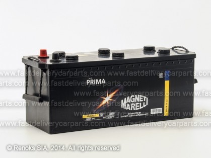 Аккумулятор 12V 125Ah 800A 513x223x223 PRIMA MAGNETTI MARELLI