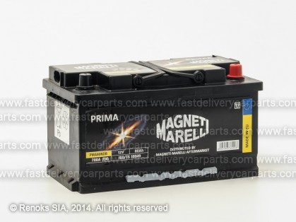 Battery 12V 80Ah 700A 312x175x175 PRIMA MAGNETTI MARELLI