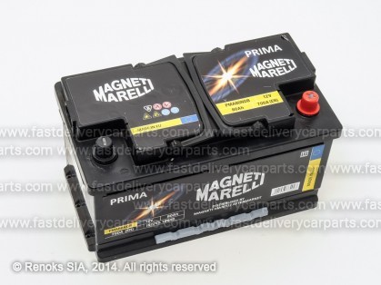 Battery 12V 80Ah 700A 312x175x175 PRIMA MAGNETTI MARELLI