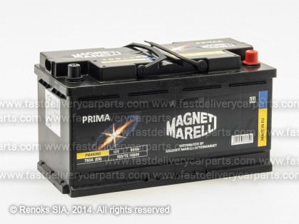 Akumulators 12V 92Ah 760A 352x175x190 PRIMA MAGNETTI MARELLI