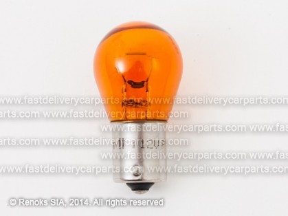 Bulb PY21W 12V yellow BAU15S MARELLI