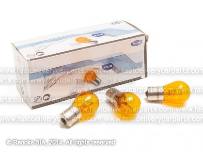 Bulb PY21W 24V yellow MARELLI