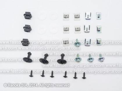 AD A6 08->11 engine shield fasteners set 27pcs same AD A6 04->08