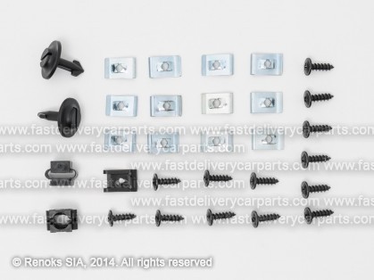 AD A4 05->08 motora aizsegs stiprinājumu komplekts 30gab skat AD A4 01->04