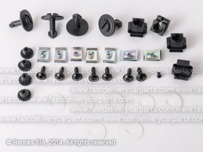 AD A4 01->04 engine shield fasteners set 26pcs same AD A4 95->99