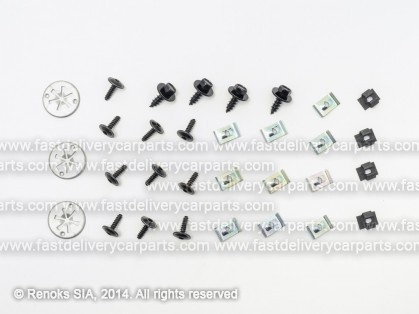 SK Octavia 01->05 engine shield fasteners set same VW Golf 98->03