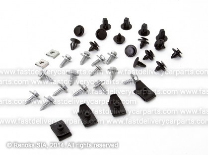 TT Avensis 03->06 engine shield fasteners set 36pcs