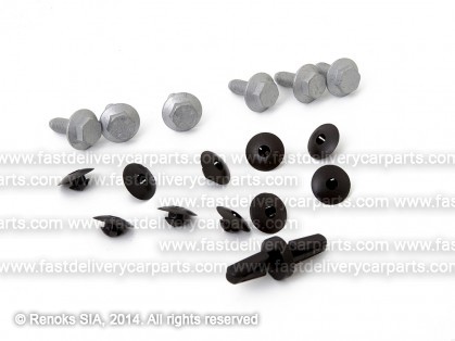 VW Transporter 03->09 engine shield fasteners set