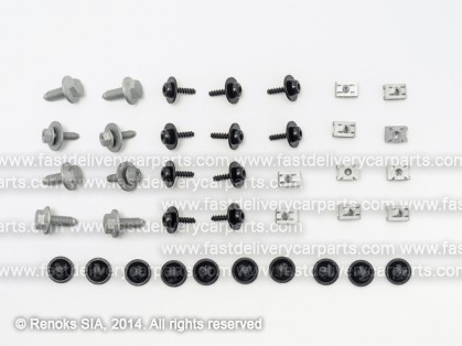 SK Octavia 08->13 engine shield fasteners set same VW Golf 03->09