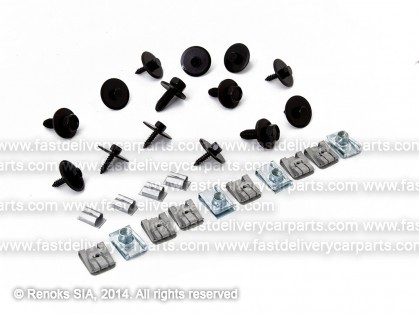 MB E W211 02->06 engine shield fasteners set