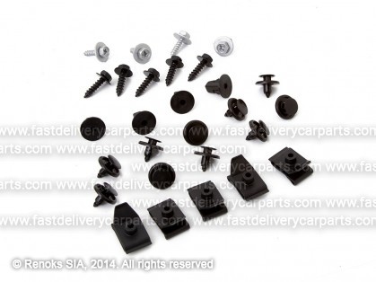 TT Corolla 02->04 engine shield fasteners set