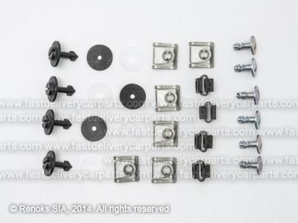 AD A4 99->01 engine shield fasteners set 27pcs same AD A4 95->99