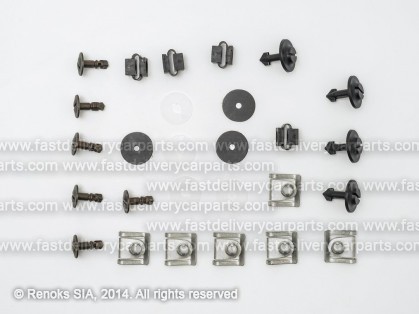 SE EXEO 08->13 engine shield fasteners set DIESEL same AD A4 95->99