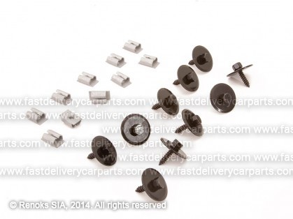 MB E W210 95->99 engine shield fasteners set