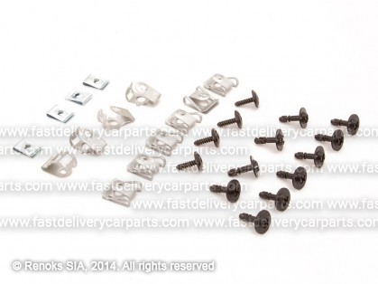 AD Q5 12->16 engine shield fasteners set 28pcs same AD A4 08->11