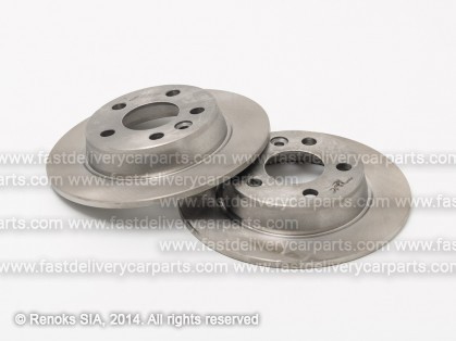 VW Sharan 95->00 brake discs rear unventilated set 2pcs. SRLine