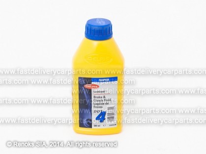 Brake fluid DOT4 500ml DELPHI