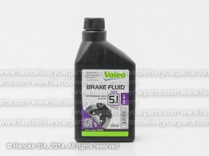 Brake fluid DOT5 500ml VALEO