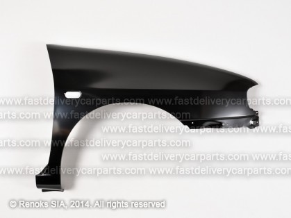 VW Polo Classic 97-> fender front R with oval flasher hole galvanized