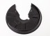 AD A4 05->08 wheel dust shield rear R 255MM STEEL