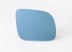 SE Leon 99->05 mirror glass with holder R convex blue small same AD A3 96->00