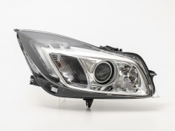 OP Insignia 08->13 фара R D1S/H11 BIXENON, без лампочек без балласта с подсветкой поворота с дневным ходовым светом HELLA