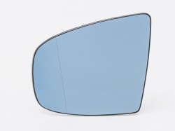 BMW X5 E70 06->10 mirror glass with holder L heated aspherical blue 2pins