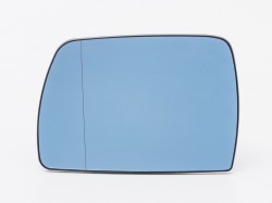 BMW X3 E83 03->10 spoguļa ieliktnis L apsildāms sfērisks zils stikls