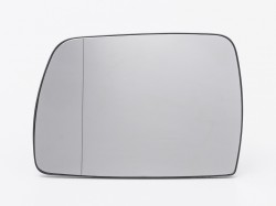 BMW X3 E83 03->10 mirror glass with holder L heated aspherical blue