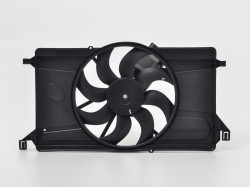 FD Focus 04->08 ventilators ar difuzoru 388mm 2pin ar vadibas moduli GATE