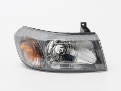 FD Transit 00->06 head lamp R H4 black rim 00->02 electrical DEPO