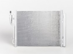 HY i30 07->12 condenser 510X390X12 with integrated receiver dryer 1.6D/2.0D HALLA/HANON